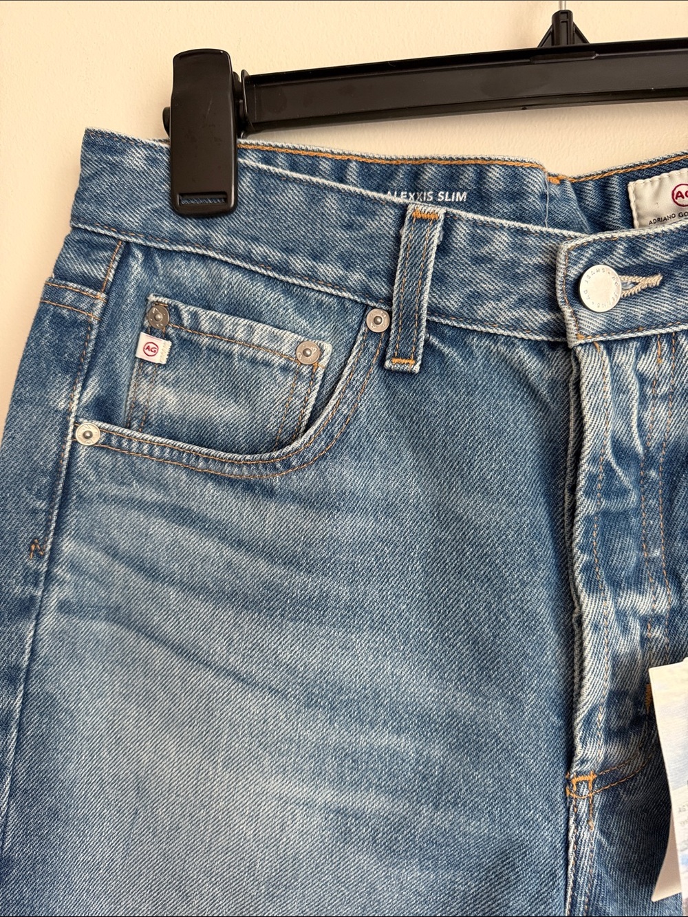 Ag Adriano Goldschmied Alexxis High Rise Vintage Slim Jeans size 29 NWT - Picture 6 of 9
